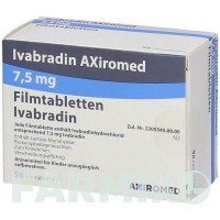 ІВАБРАДИН (IVABRADIN) 7,5 мг таблетки 28 шт - Івабрадин MEDICAL VALLEY INVEST