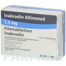 ИВАБРАДИН (IVABRADIN) 7,5 мг таблетки 56 шт - Ивабрадин MEDICAL VALLEY INVEST