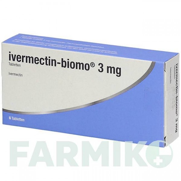 ИВЕРМЕКТИН (IVERMECTIN) 3 мг таблетки 6 шт - Ивермектин BIOMO PHARMA
