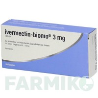 ІВЕРМЕКТИН (IVERMECTIN) 3 мг таблетки 20 шт - Івермектин BIOMO PHARMA