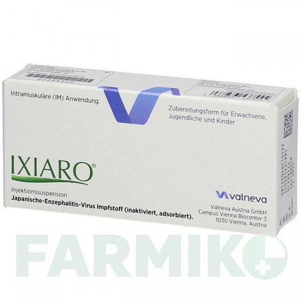 ИКСИАРО (IXIARO) шприци 0,5 мл - Энцефалит японский инактивированный вирус BAVARIAN NORDIC