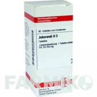 ЯБОРАНДІ (JABORANDI) D 3 таблетки 80 шт - Гомеопатія DHU