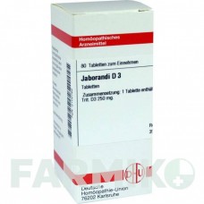 ЯБОРАНДІ (JABORANDI) D 3 таблетки 80 шт - Гомеопатія DHU