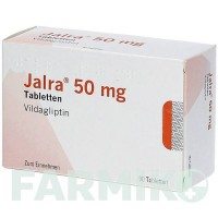 ЯЛРА (JALRA) 50 мг таблетки 90 шт - Вилдаглиптин NOVARTIS