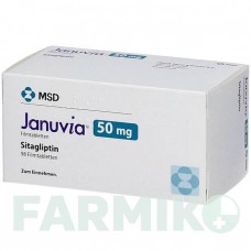 ЯНУВИЯ (JANUVIA) 50 мг таблетки 98 шт - Ситаглиптин MSD