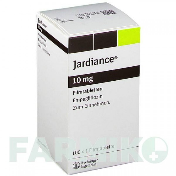 ДЖАРДИНС (JARDIANCE) 10 мг таблетки 100 шт - Эмпаглифлозин BOEHRINGER INGELHEIM