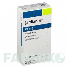 ДЖАРДИНС (JARDIANCE) 25 мг таблетки 30 шт - Эмпаглифлозин BOEHRINGER INGELHEIM