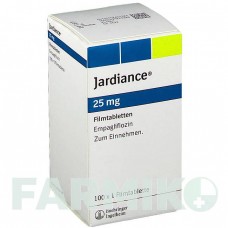 ДЖАРДИНС (JARDIANCE) 25 мг таблетки 100 шт - Эмпаглифлозин BOEHRINGER INGELHEIM
