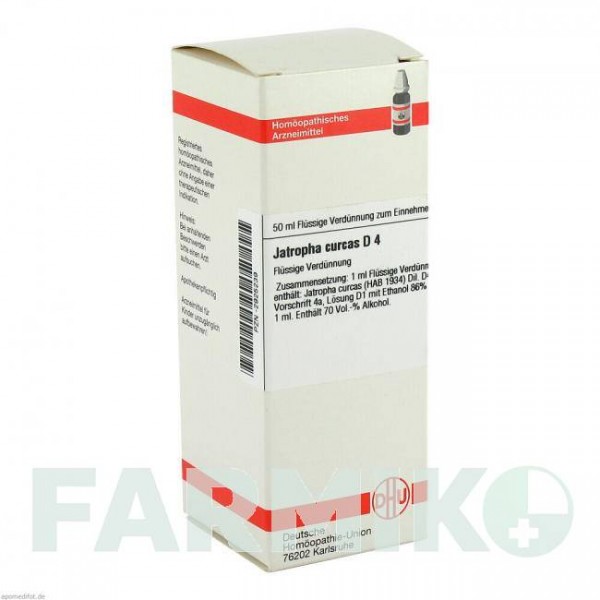 ЯТРОФА (JATROPHA) D 4 розчин 50 мл - Гомеопатія DHU