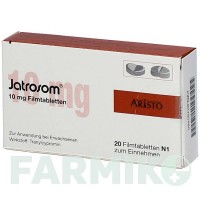 ЯТРОСОМ (JATROSOM) 10 мг таблетки 20 шт - Транилципромин ARISTO PHARMA