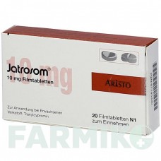ЯТРОСОМ (JATROSOM) 10 мг таблетки 20 шт - Транилципромин ARISTO PHARMA