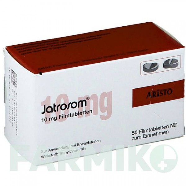 ЯТРОСОМ (JATROSOM) 10 мг таблетки 50 шт - Транилципромин ARISTO PHARMA