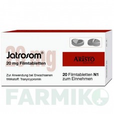 ЯТРОСОМ (JATROSOM) 20 мг таблетки 20 шт - Транилципромин ARISTO PHARMA