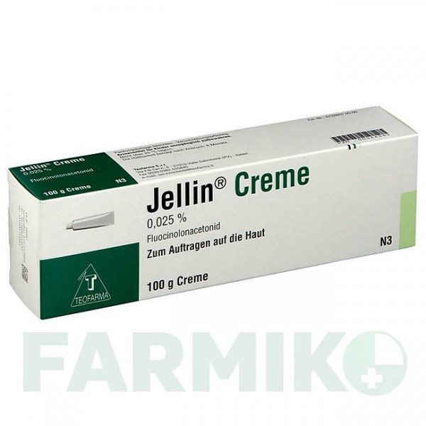 ДЖЕЛЛИН (JELLIN) крем 100 г - Флуоцинолон TEOFARMA