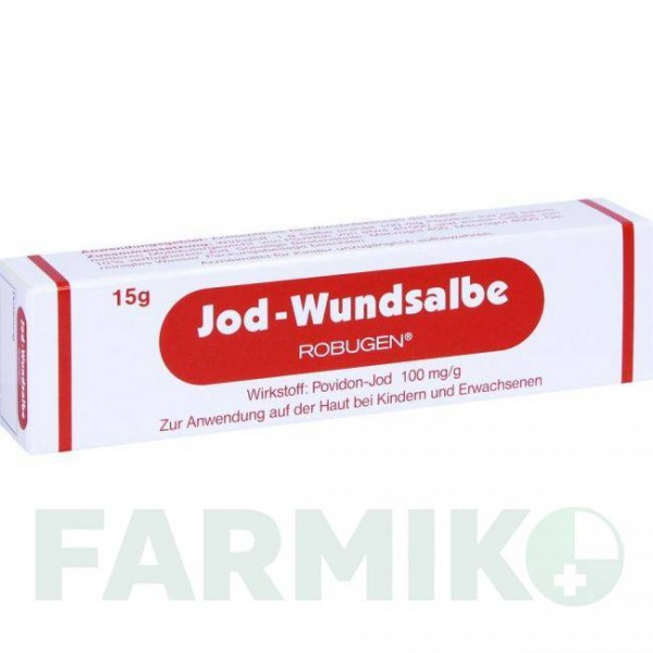 ЙОД ВУНДСАЛЬБЕ (JOD WUNDSALBE) мазь 15 г - Повидон-йод ROBUGEN