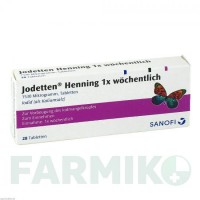 ЙОДЕТТЕН (JODETTEN) таблетки 28 шт - Йодид SANOFI
