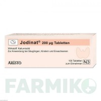 ЙОДИНАТ (JODINAT) 200 мкг таблетки 100 шт - Йодид ARISTO PHARMA