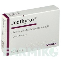ЙОДТИРОКС (JODTHYROX) таблетки 50 шт - Левотироксин, Йодид калію MERCK HEALTHCARE