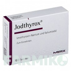 ЙОДТИРОКС (JODTHYROX) таблетки 100 шт - Левотироксин, Йодид калію MERCK HEALTHCARE