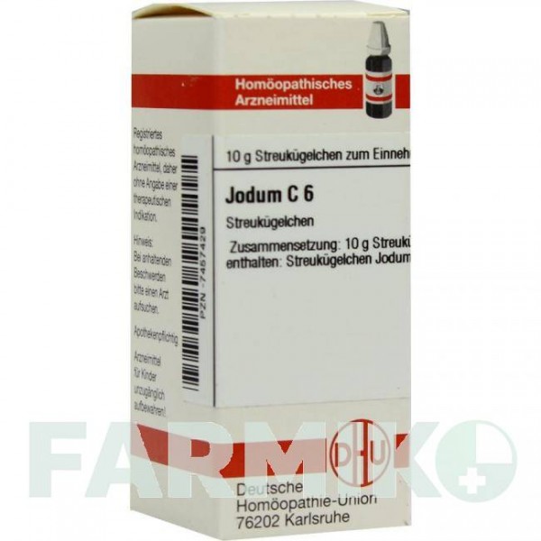 ЙОДУМ (JODUM) C 6 глобули 10 г - Гомеопатія DHU