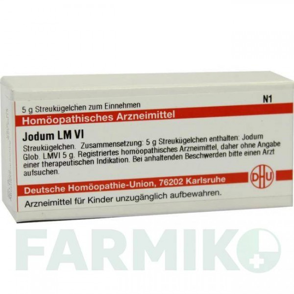 ЙОДУМ (JODUM) LM VI глобули 5 г - Гомеопатія DHU
