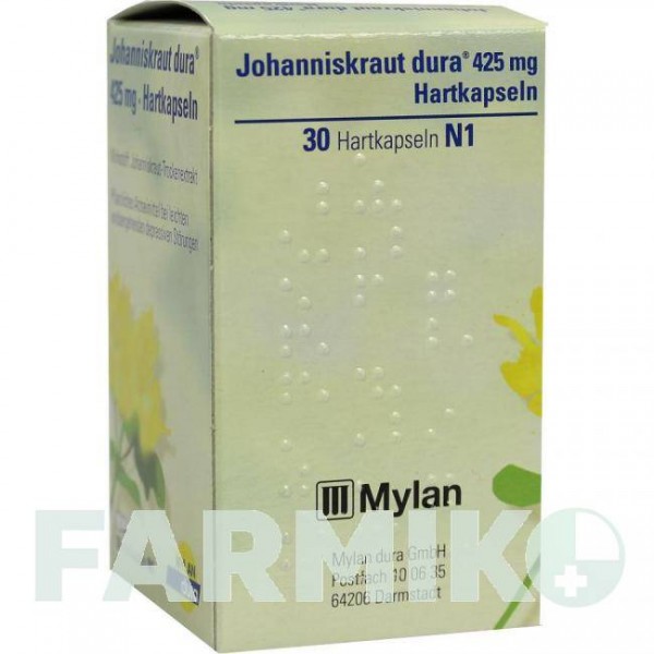 ЙОХАННИСКРАУТ (JOHANNISKRAUT) 425 мг капсулы 30 шт - Зверобой VIATRIS