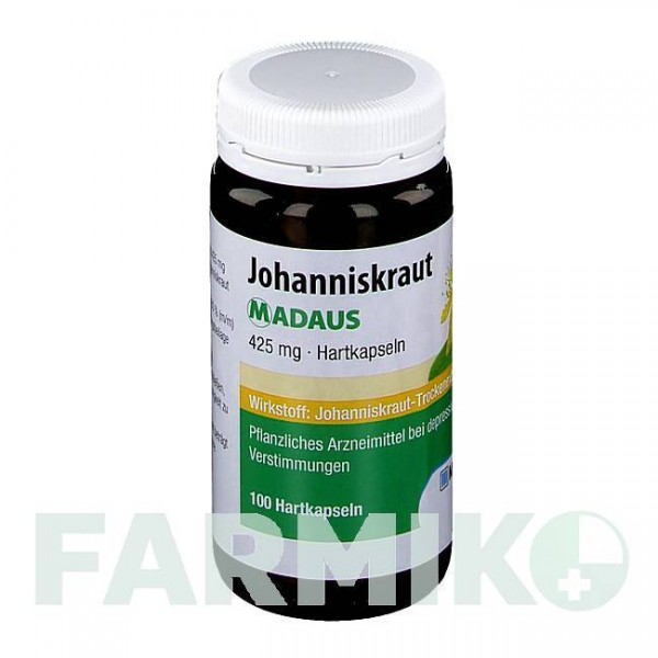 ЙОХАННИСКРАУТ (JOHANNISKRAUT) 425 мг капсулы 100 шт - Зверобой VIATRIS