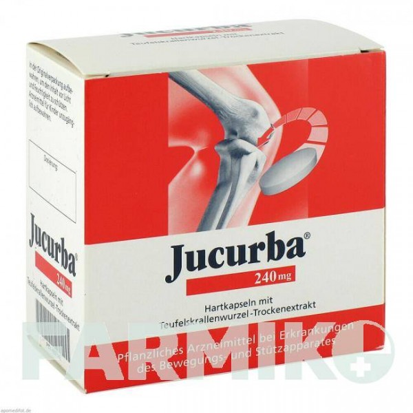 ЮКУРБА (JUCURBA) 240 мг капсулы 120 шт - Корень дьявольского когтя STRATHMANN
