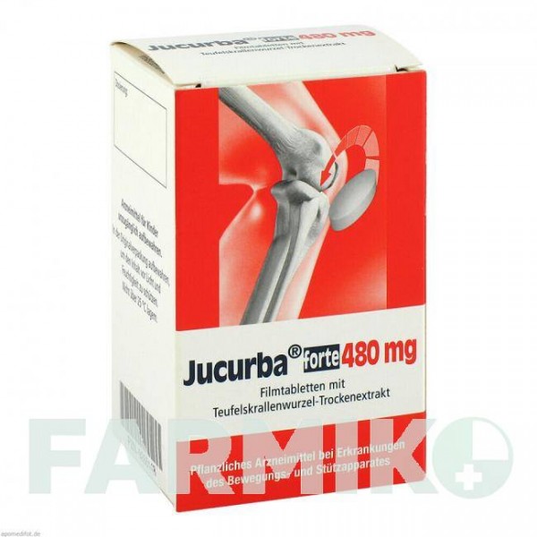 ЮКУРБА (JUCURBA) 480 мг таблетки 50 шт - Корень дьявольского когтя STRATHMANN