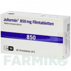 ЮФОРМИН (JUFORMIN) 850 мг таблетки 30 шт - Метформин JUTA PHARMA