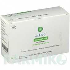 ЮЛУКА (JULUCA) 50 мг/25 мг таблетки 1x30 шт - Долутегравир, Рилпивирин KOHLPHARMA