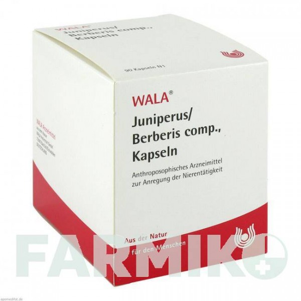 ЮНИПЕРУС БЕРБЕРИС (JUNIPERUS BERBERIS) капсулы 90 шт - Гомеопатия WALA HEILMITTEL