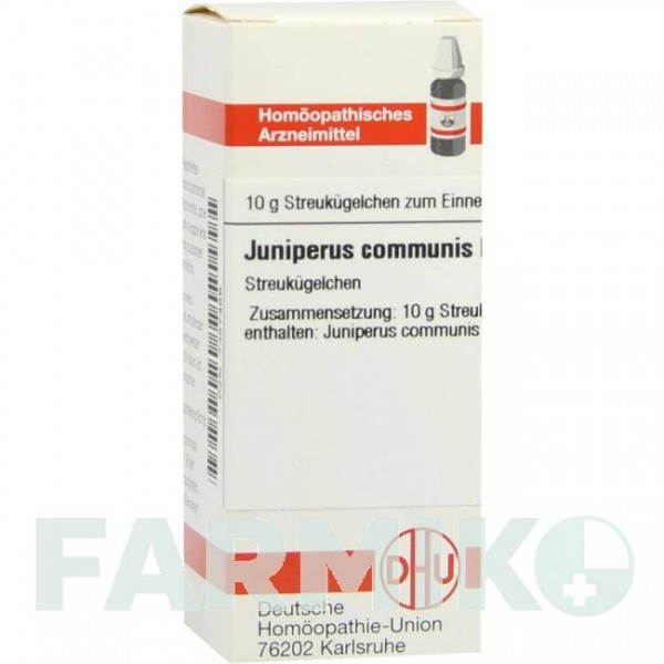 ЮНИПЕРУС КОММУНИС (JUNIPERUS COMMUNIS) D 6 глобули 10 г - Гомеопатия DHU