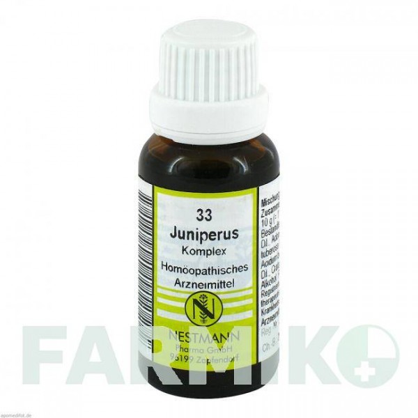 ЮНІПЕРУС КОМПЛЕКС (JUNIPERUS KOMPLEX) розчин 20 мл - Гомеопатія NESTMANN PHARMA