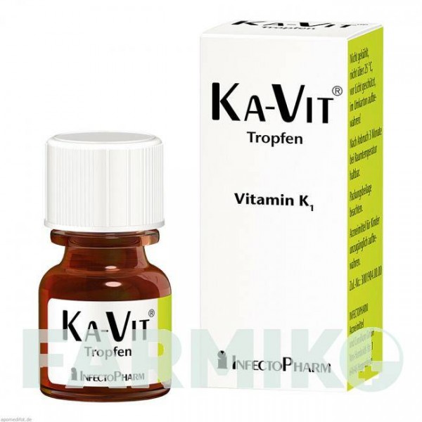 КА ВИТ (KA VIT) капли 10 мл - Витамин K1 (Фитоменадион) INFECTOPHARM