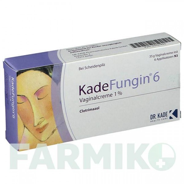 КАДЕФУНГИН (KADEFUNGIN) 6 крем 35 г - Клотримазол DR.KADE