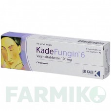 КАДЕФУНГИН (KADEFUNGIN) таблетки 6 шт - Клотримазол DR.KADE