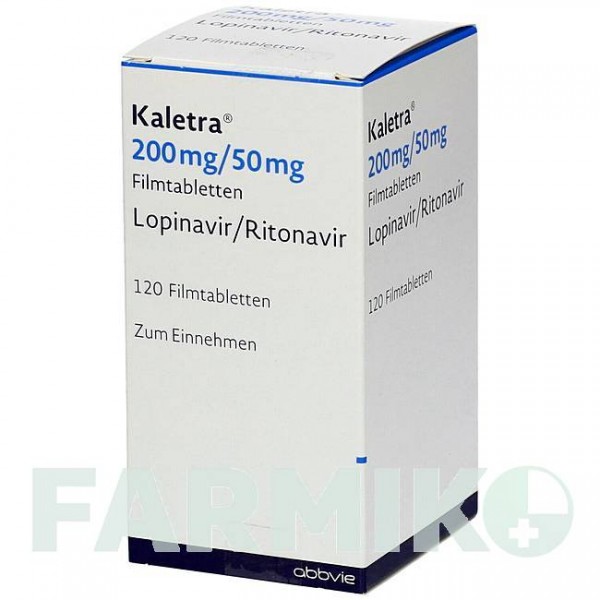 КАЛЕТРА (KALETRA) 200 мг/50 мг таблетки 120 шт - Лопінавір, Ритонавір ABBVIE