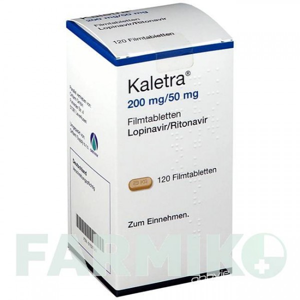КАЛЕТРА (KALETRA) 200 мг/50 мг таблетки 120 шт - Лопінавір, Ритонавір ORIFARM