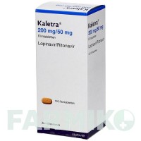 КАЛЕТРА (KALETRA) 200 мг/50 мг таблетки 120 шт - Лопінавір, Ритонавір ORIGINALIS