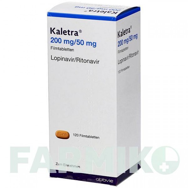 КАЛЕТРА (KALETRA) 200 мг/50 мг таблетки 120 шт - Лопинавир, Ритонавир ORIGINALIS