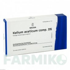 КАЛИУМ АЦЕТИКУМ (KALIUM ACETICUM) D 6 ампулы 8x1 мл - Гомеопатия WELEDA