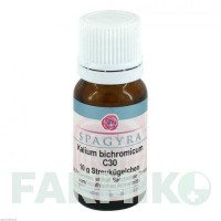 КАЛІУМ БІХРОМІКУМ (KALIUM BICHROMICUM) C 30 глобули 10 г - Гомеопатія SPAGYRA