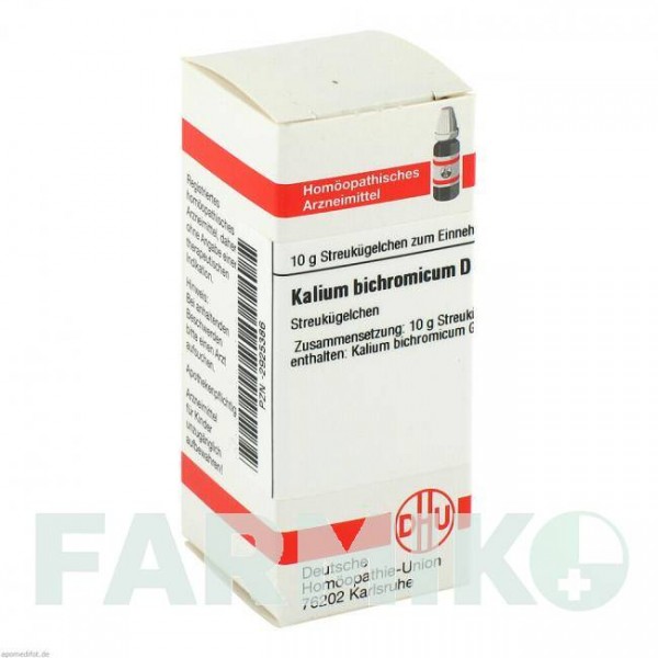 КАЛІУМ БІХРОМІКУМ (KALIUM BICHROMICUM) D 30 глобули 10 г - Гомеопатія DHU