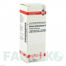 КАЛІУМ БІХРОМІКУМ (KALIUM BICHROMICUM) D 4 розчин 20 мл - Гомеопатія DHU