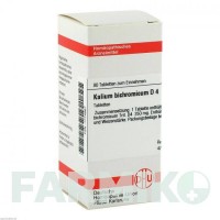 КАЛІУМ БІХРОМІКУМ (KALIUM BICHROMICUM) D 4 таблетки 80 шт - Гомеопатія DHU