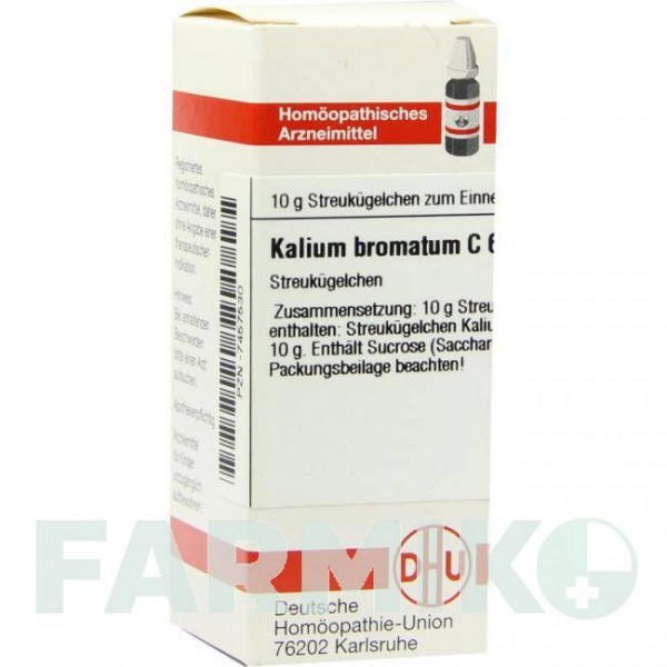 КАЛІУМ БРОМАТУМ (KALIUM BROMATUM) C 6 глобули 10 г - Гомеопатія DHU