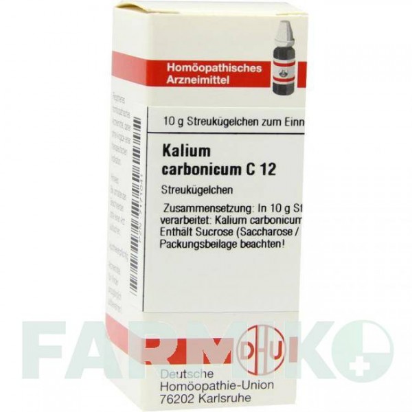 КАЛІУМ КАРБОНІКУМ (KALIUM CARBONICUM) C 12 глобули 10 г - Гомеопатія DHU