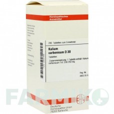 КАЛІУМ КАРБОНІКУМ (KALIUM CARBONICUM) D 30 таблетки 200 шт - Гомеопатія DHU