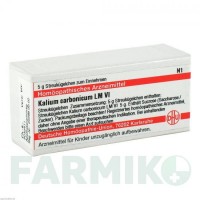 КАЛИУМ КАРБОНИКУМ (KALIUM CARBONICUM) LM VI глобули 5 г - Гомеопатия DHU